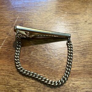 Gold Chain Tie Clip